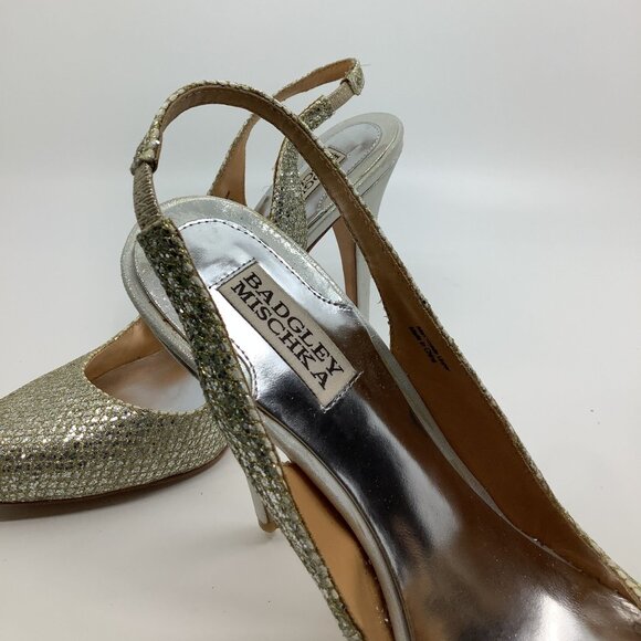 Badgley Mischka Women's Kiss Kiss Slingback Heels - Picture 7 of 8